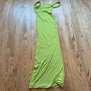 Beautiful Backless Tiger Mist Maxi